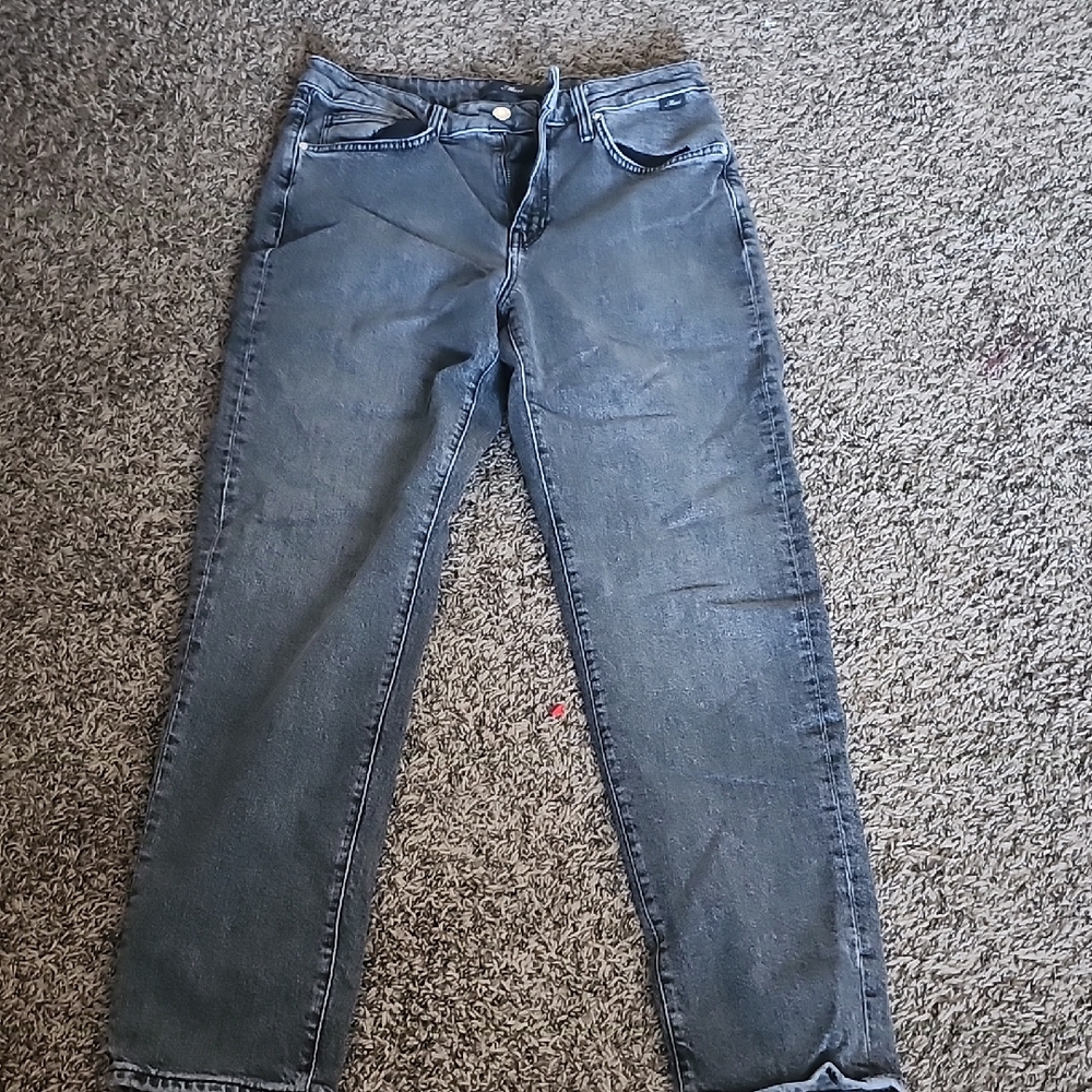 Mavi Gray Straight Leg Jeans Relaxed Fit